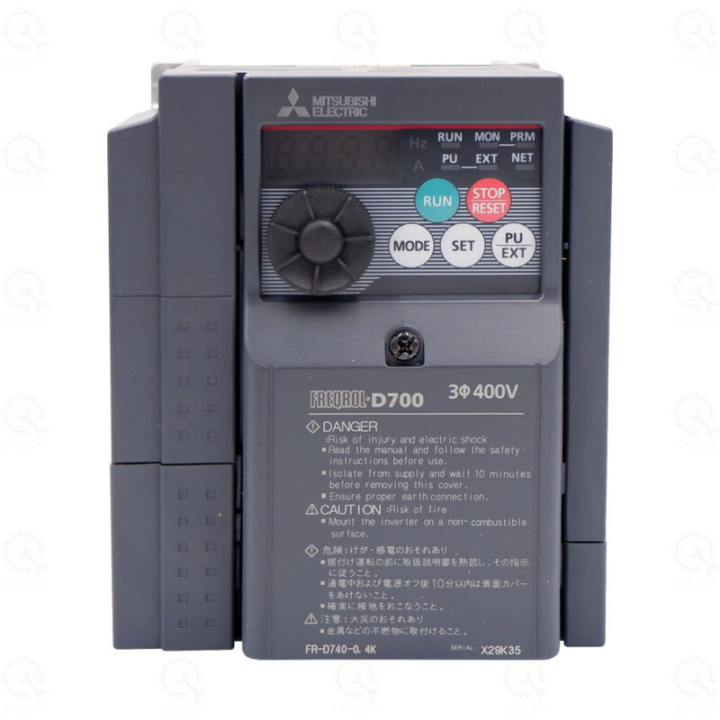 INVERTER MITSUBISHI FR-D740-0.4K ,0.4KW 1/2HP 3PH 380V - Joylucky ...